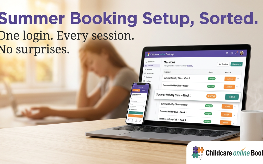 Brightwheel login: secure your summer booking setup with Childcare Online Booking